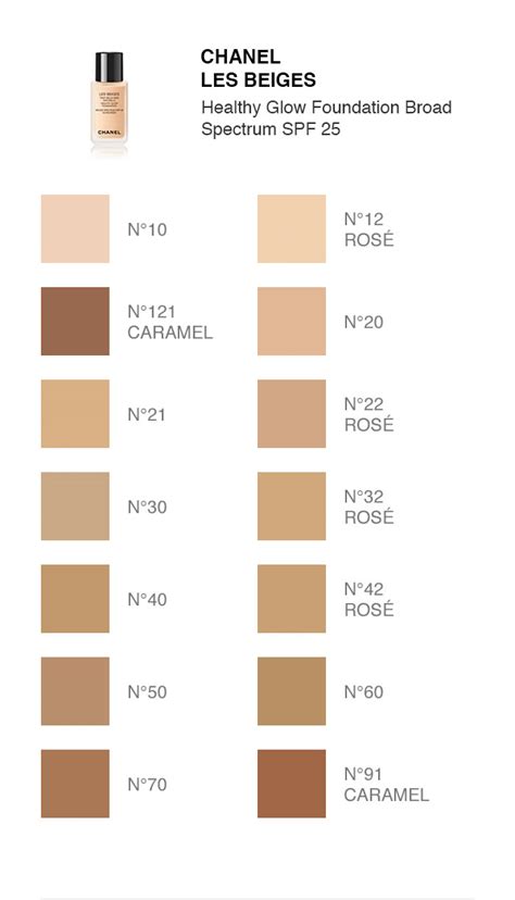 chanel foundation sephora|chanel foundation shade chart.